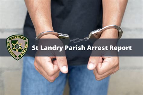 The new online Contactless Reporting System will allow. . St landry parish arrests today
